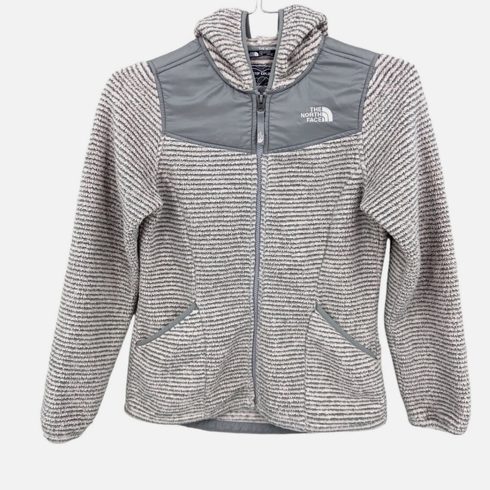 North Face Girls Striped Fleece Size 6
